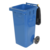 Vestil High Density Polyethylene 32 Gallon Trash Can Blue TH-32-BLU