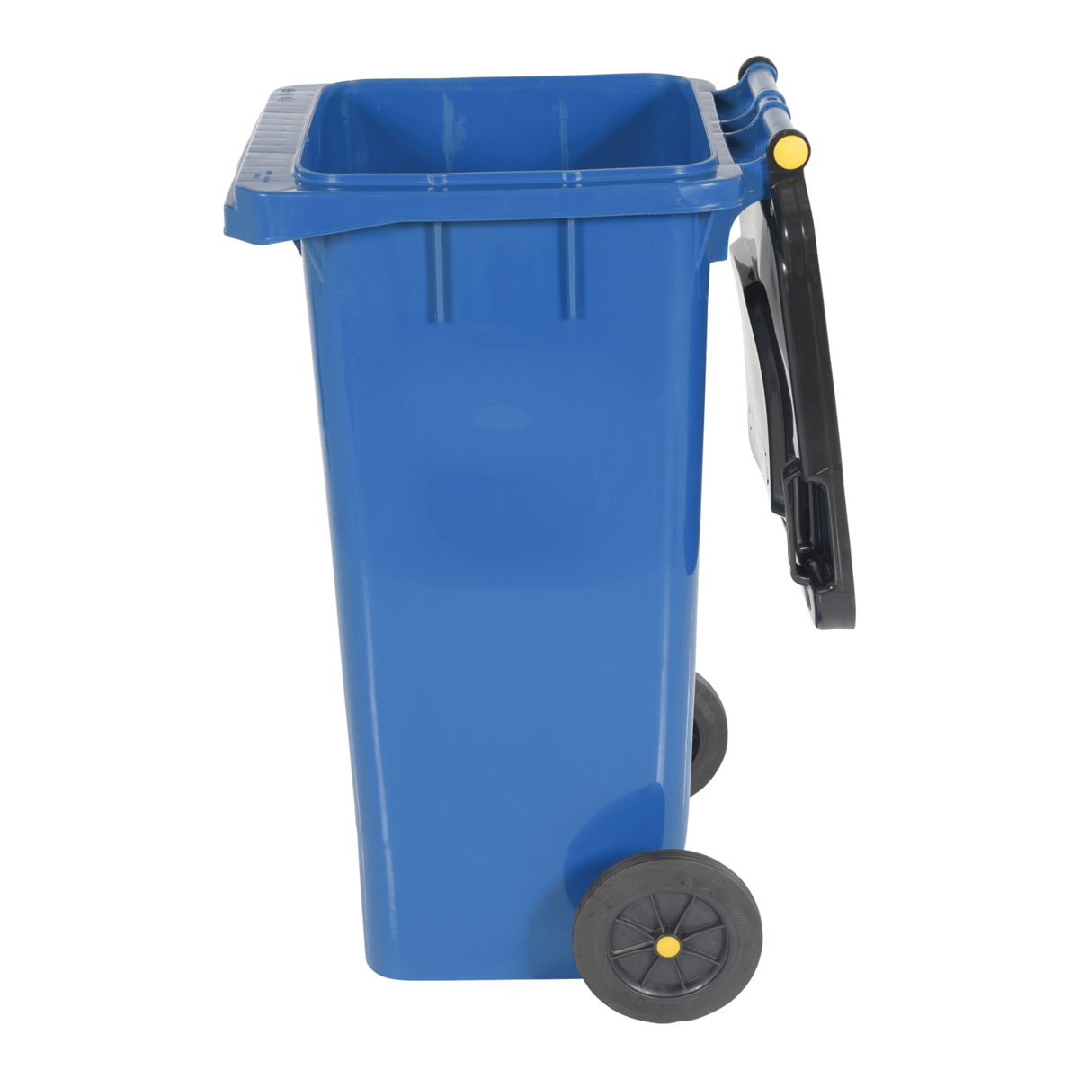 Vestil High Density Polyethylene 32 Gallon Trash Can Blue TH-32-BLU