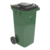 Vestil High Density Polyethylene 32 Gallon Trash Can Green TH-32-GRN