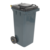 Vestil High Density Polyethylene 32 Gallon Trash Can Gray TH-32-GY