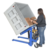 Vestil Steel Tilt Master DC Powered 12V 2,000 Lb. Capacity Blue TM-20-DC