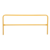 Vestil Steel Safety Railing 8 Ft. Length Yellow VDKR-8