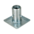 Vestil Steel Single Socket Without Toe Board For VDKR Models Galvinized VDKR-W-101