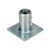 Vestil Steel Single Socket Without Toe Board For VDKR Models Galvinized VDKR-W-101