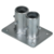 Vestil Steel Double Socket Without Toe Board For VDKR Models Galvinized VDKR-W-102