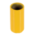Vestil Steel Sleeve 2 In. Diameter for Pipe Safety Railing Yellow VDKR-P107