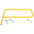 Vestil Steel Pipe Safety Railing Gate P-Shaped 48 In. x 36 In. Yellow VDKR-G4