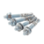 Vestil Steel Concrete Sleeve Anchor Bolts 4 Pack 3/8 In. x 3 In. Silver AS-383-4PK