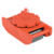 Vestil Steel Machine Roller 8,000 Lb. Capacity Orange VHMS-8
