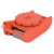 Vestil Steel Machine Roller 8,000 Lb. Capacity Orange VHMS-8