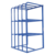 Vestil Welded Steel Standard Sheet Rack 50 x 84 x 44 1,500 Lb. Capacity Blue VSSR-15