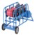 Vestil Steel Economy Wire Reel Caddy 150 Lb. Capacity Blue WIRE-D-E