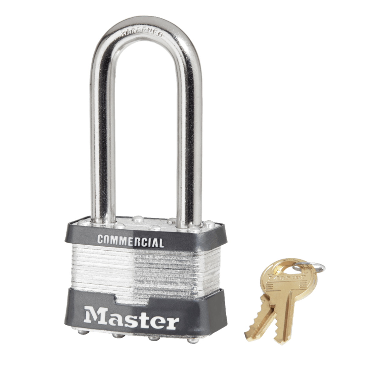 Master Lock® Commercial Laminated Steel Padlock, Master Keyed, 5MKLJ