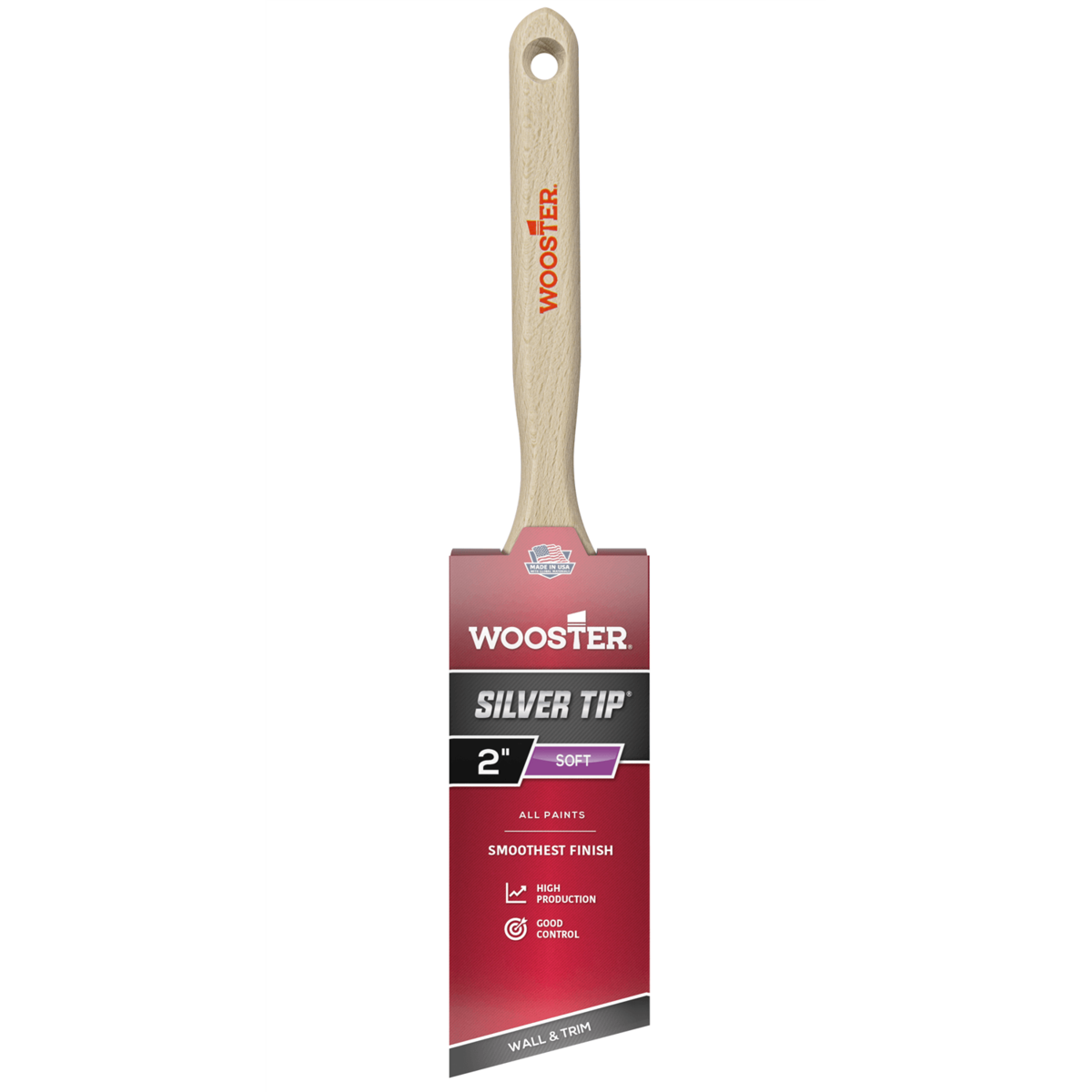 Wooster® 2" Silver Tip Angle Sash Paintbrush