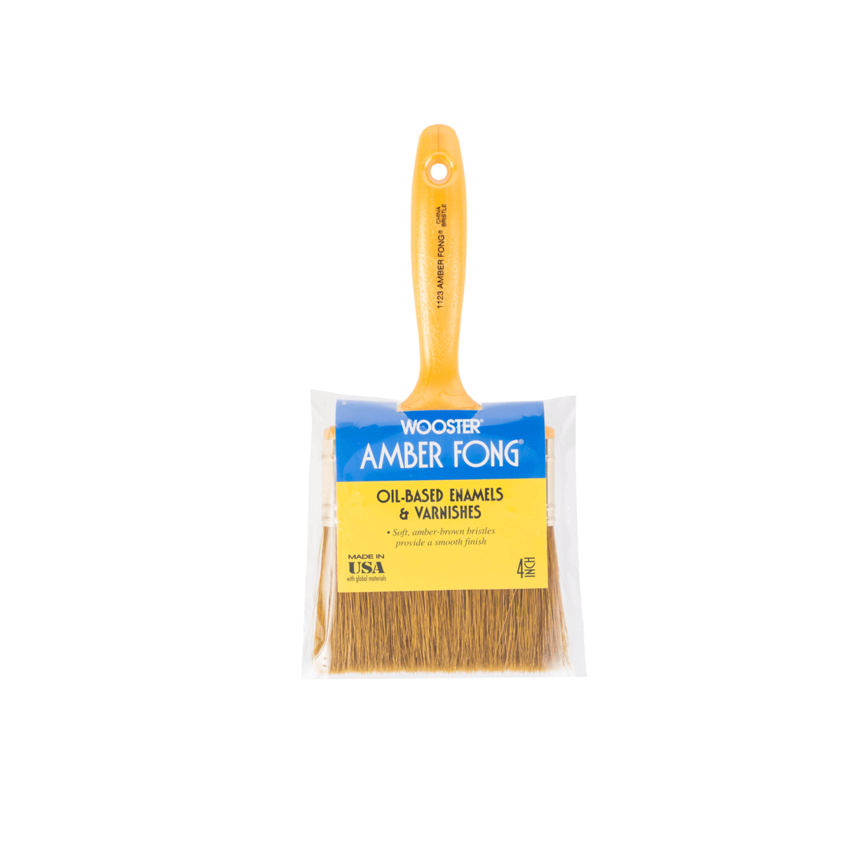 Wooster® 4" Amber Fong China Bristle Paintbrush
