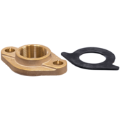 Lansdale Lead-free Brass Water Meter Flange and Gasket Only