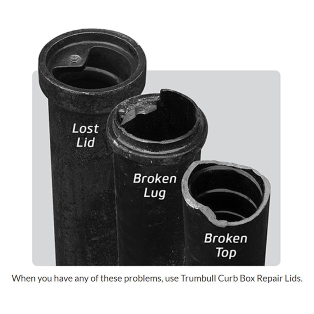 Trumbull Curb Box Repair Lid 2.5" Size Outside T-374 (Old Style) Tamper-Resistant Style 367-4401