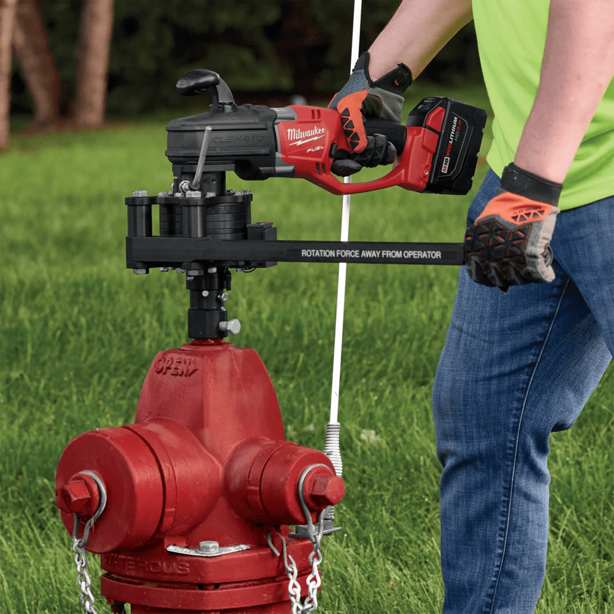 Hydro Verge Hydrant Buddy Portable Cordless Hydrant and Gate Valve Exerciser