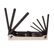Klein® Tools Folding Hex Key Set, 9-Key, SAE Sizes