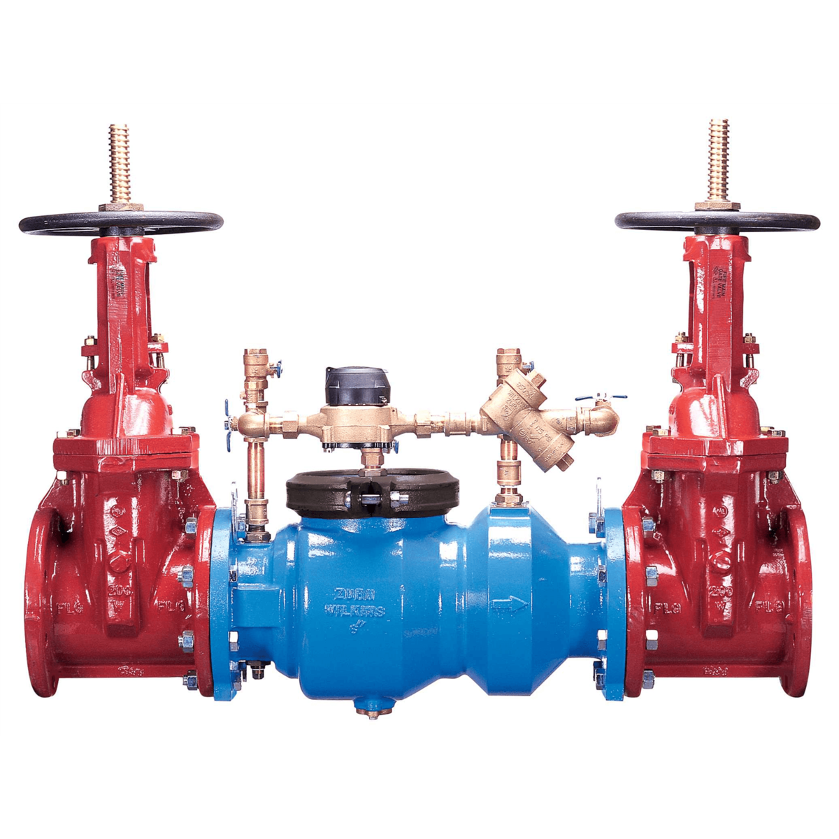 Zurn 8" 350DA Double Check Detector Backflow Preventer, 8-350DA