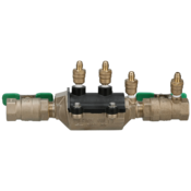 Zurn 3/4" 350XL Double Check Backflow Preventer with SAE Flare Test Fitting, 34-350XLFT