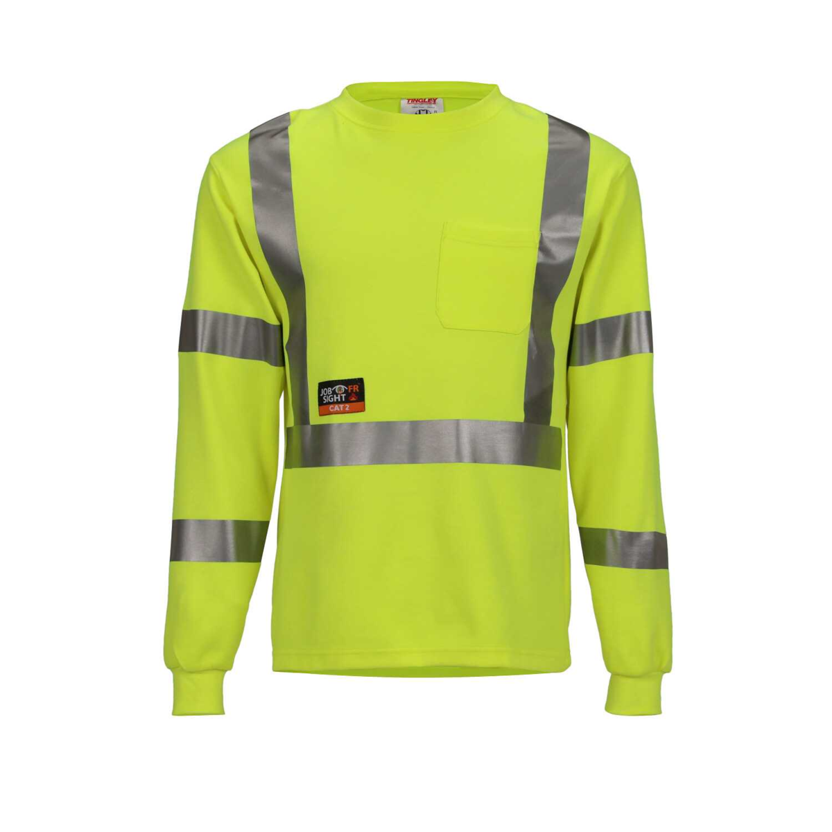 Tingley® Job Sight FR Class 3 T-Shirt, Hi-Vis Yellow, Size SM