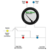 Mid-West Instrument 5-Valve Backflow Test Kit, 845-5