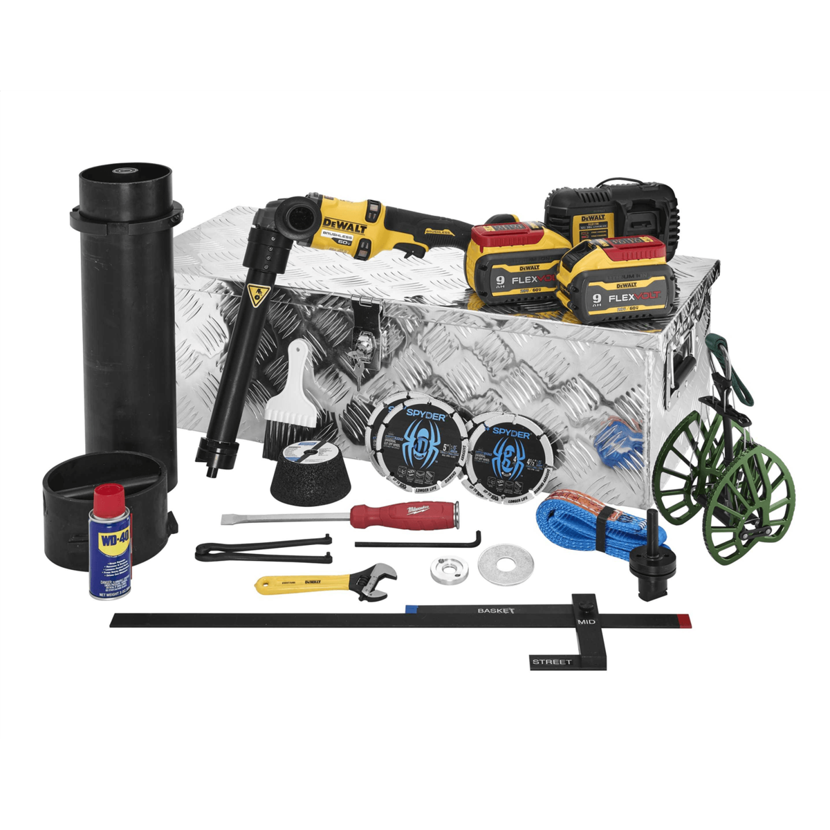 HydroVerge Kerf Cutter Gate Valve Box Repair Tool & Accessories, DeWalt