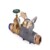 Zenner FHZ30 Hydrant Meter w/ Gate Valve, Gallons, FHZ30SUS-GV