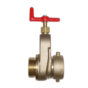 Zenner Hydrant Gate Valve with Speed Handle 2-1/2"SW x 2-1/2"MNST, ZHGV250