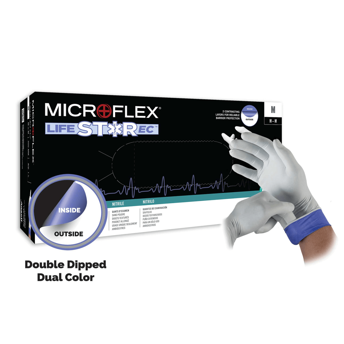 Microflex LifeStar LSE-104, Size XL, Box of 100