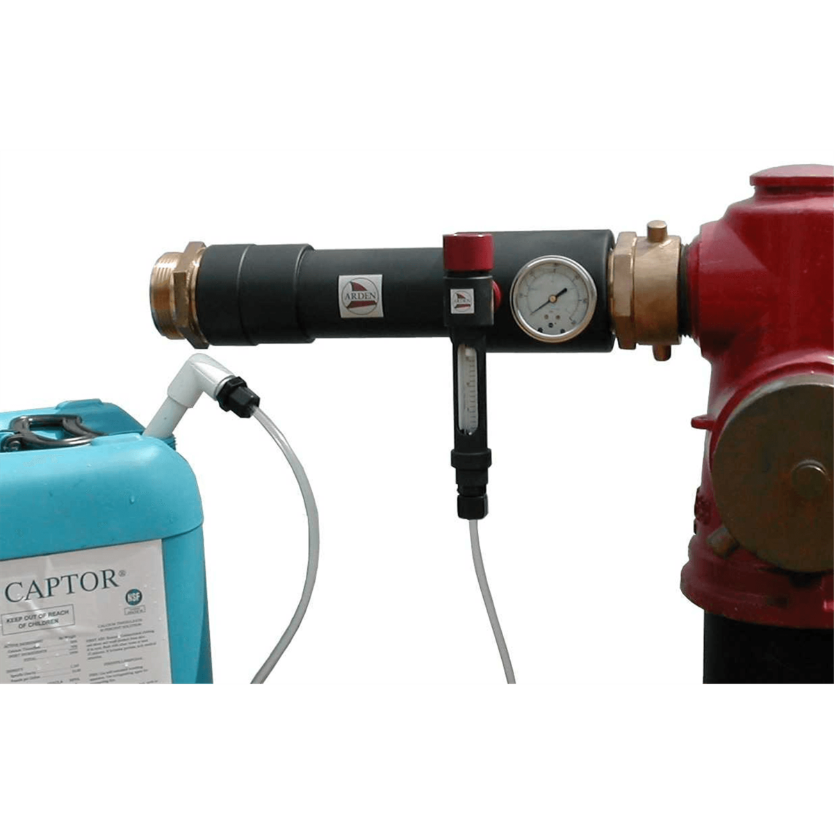 Arden Industries Dechlorination Bazooka, Liquid Feed, 4.5" NST Fitting