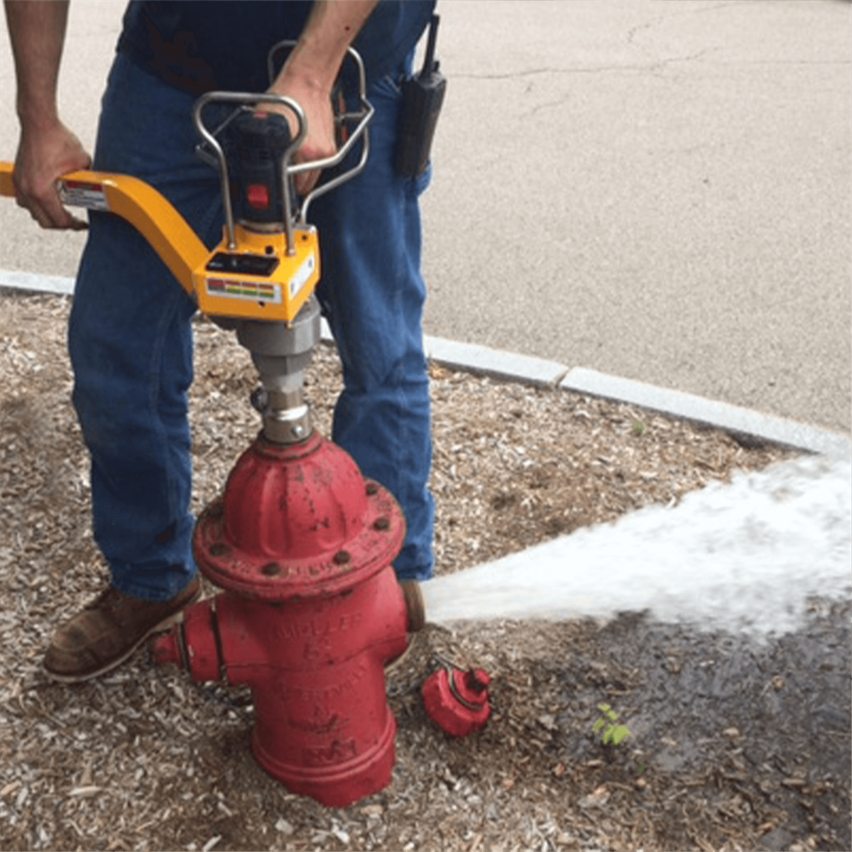 U.S. SAWS Portable Battery Operated Valve Exerciser Package - Hydrant Kit, US75001