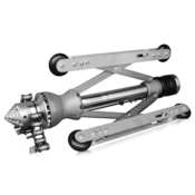 USB-USA Turbo III Flexible Chain Cutter with 3 Rear Jets and 3 Turbine Jets for 10"-20" Pipe Dia
