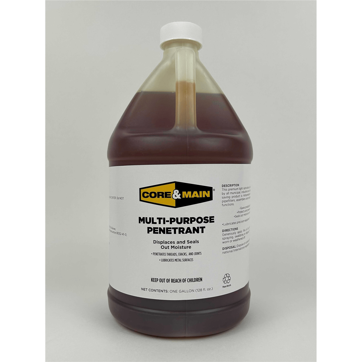 Core & Main Lubricant, Multi-Purpose Penetrant, 1 Gallon, 4/Pack