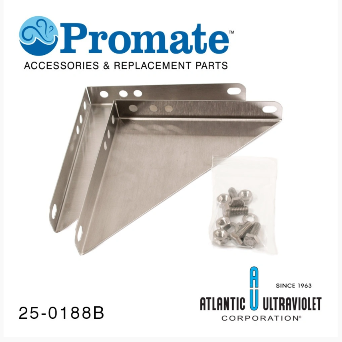 Atlantic Ultraviolet Promate™ Wall Mounting Kit for MightyPURE® MP13