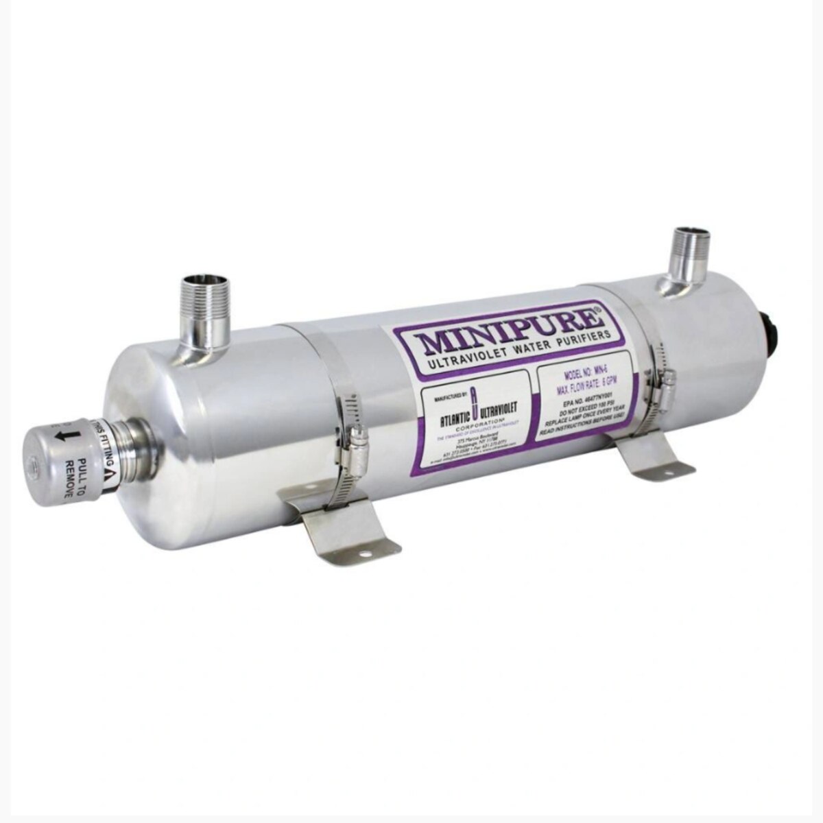 Atlantic Ultraviolet Minipure® Ultraviolet Water Purifier MIN-6, 6 gpm, 120v, 25-0801