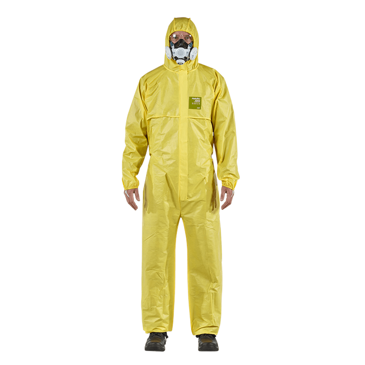 AlphaTec 2300 Model 111 Standard-Bound Hooded Suit, Size L