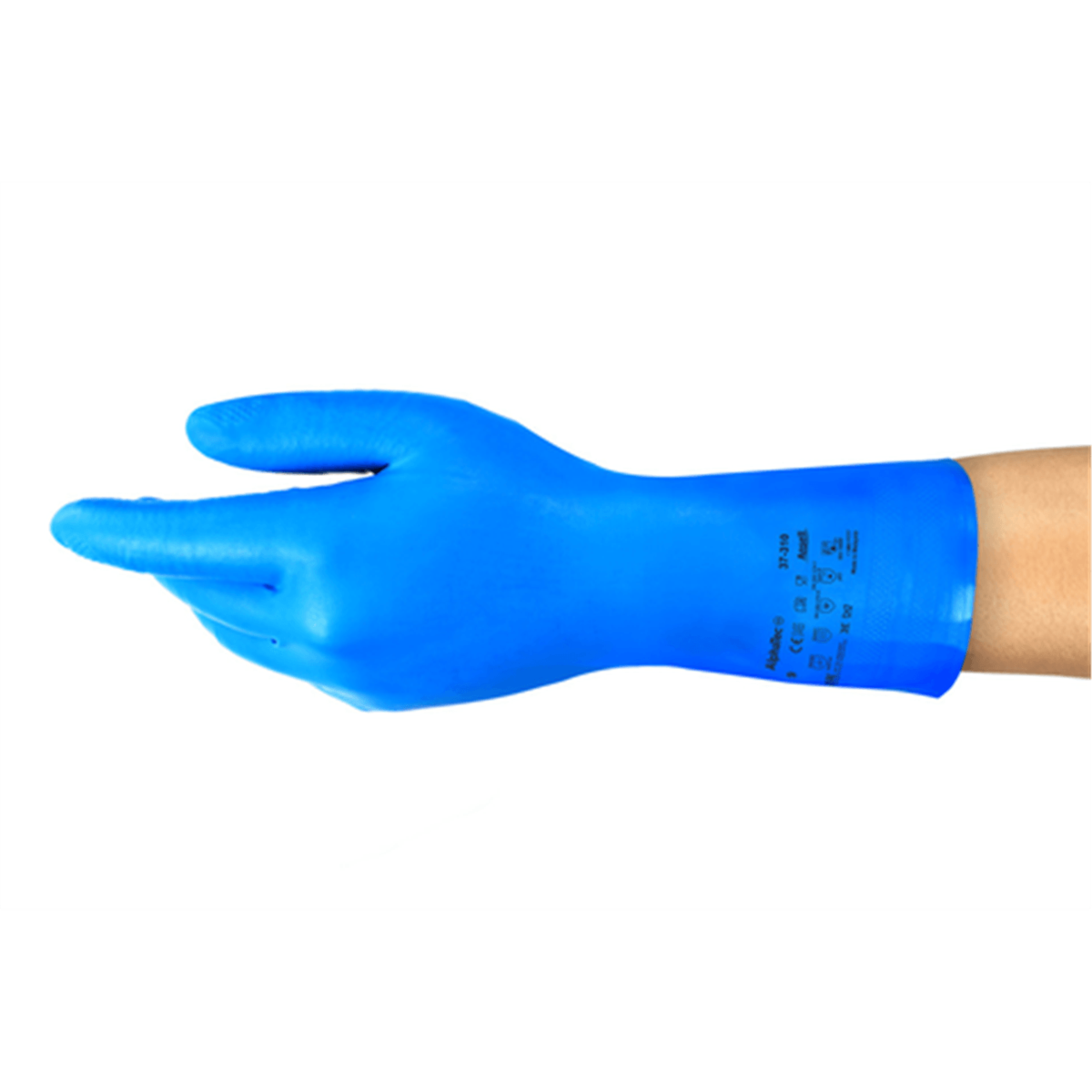 AlphaTec 37-310 Light-Duty Chemical Protection Gloves, Size L