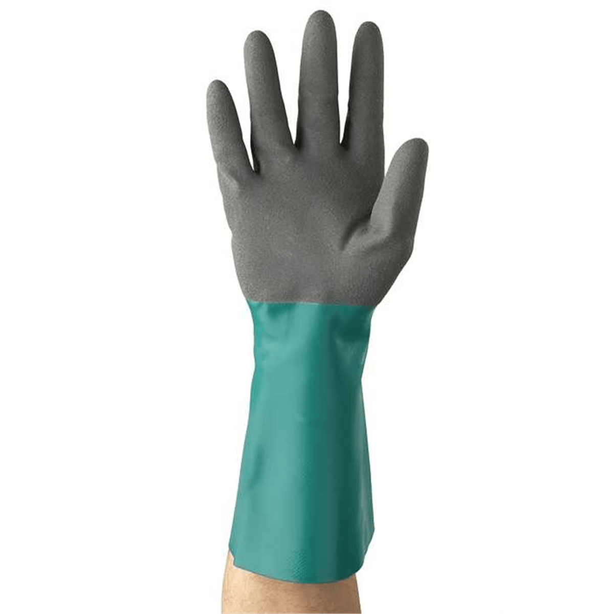 Alphatec 58-435 Heavy-Duty High-Dexterity Chemical-Resistant Gloves, Size L