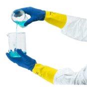 AlphaTec 87-224 Heavyweight Chemical Protection Glove, Double-Dipped