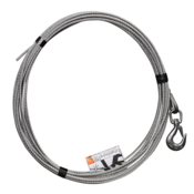 OZ Lifting Stainless Steel Cable Assembly with Swivel Hook & Latch