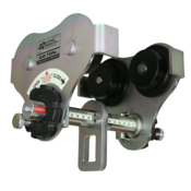 OZ Lifting Push Beam Trolley w/ Flange, Made in USA