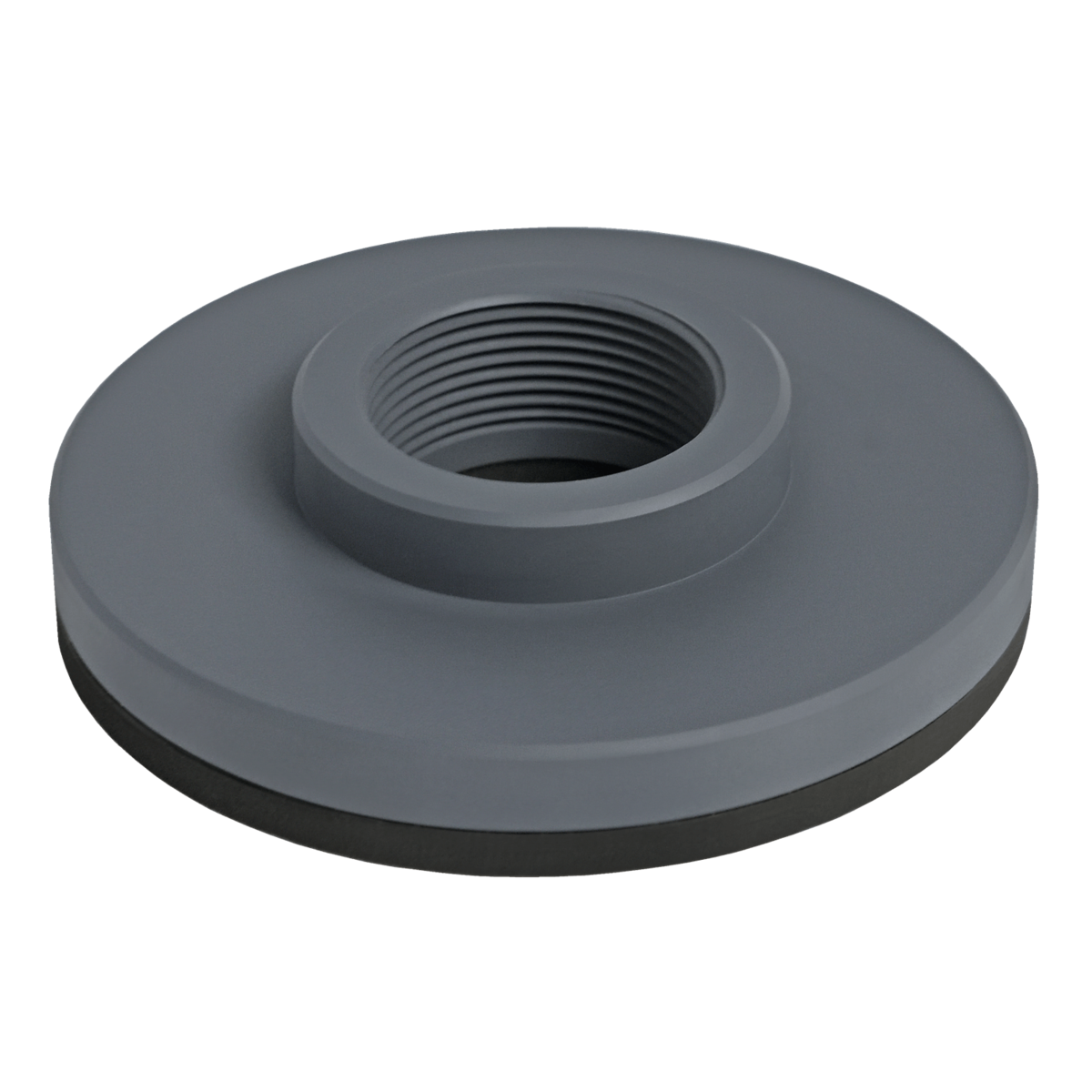 Flowline LM53-4855 Adhesive tank top fitting for mounting 1.5 inch NPT without cutting hole, PVC
