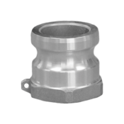 Abbot Rubber 6" FNPT, Die Cast Aluminum Part 'A' Male adapter, Quick Coupling, QA-600-DC
