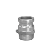 Abbott Rubber 6" MNPT, Die Cast Aluminum Part 'F' Male adapter, Quick Coupling, QF-600-DC