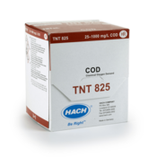 Hach COD TNTplus Vial Test, Mercury-Free, HR, 25-1,000 mg/L COD , 25 Tests, TNT825