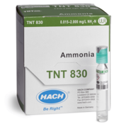 Hach Ammonia TNTplus Vial Test, ULR, 0.015 - 2.00 mg/L NH₃-N , 25 Tests, TNT830