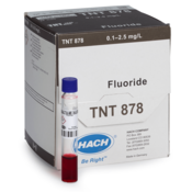 Hach Fluoride TNTplus Vial Test, 0.1-2.5 mg/L F , 25 Tests, TNT878