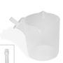 SP Bel-Art Replacement Cup for Plastic Economy Dipper, 500 mL